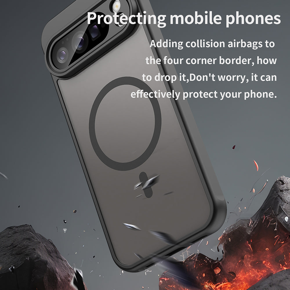 Θήκη MagSafe για Google Pixel 11, Techsuit, HaloFrost II, Μαύρο
