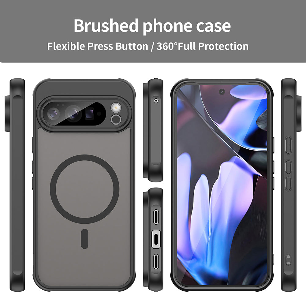 Θήκη MagSafe για Google Pixel 11, Techsuit, HaloFrost II, Μαύρο