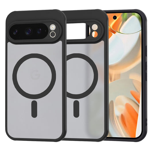 Θήκη MagSafe για Google Pixel 9 Pro, Techsuit, HaloFrost, Μαύρη