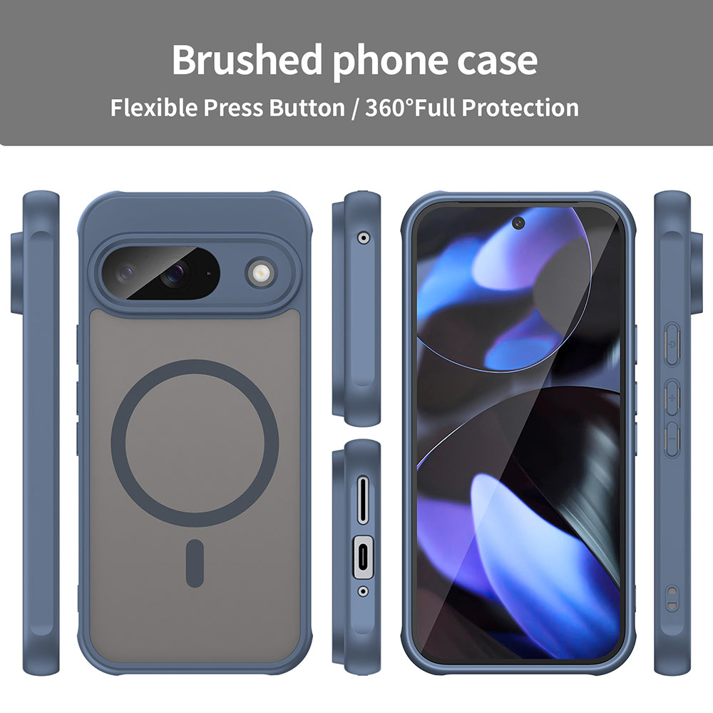 Θήκη MagSafe για Google Pixel 9, Techsuit, HaloFrost II, Μπλε Σκούρο