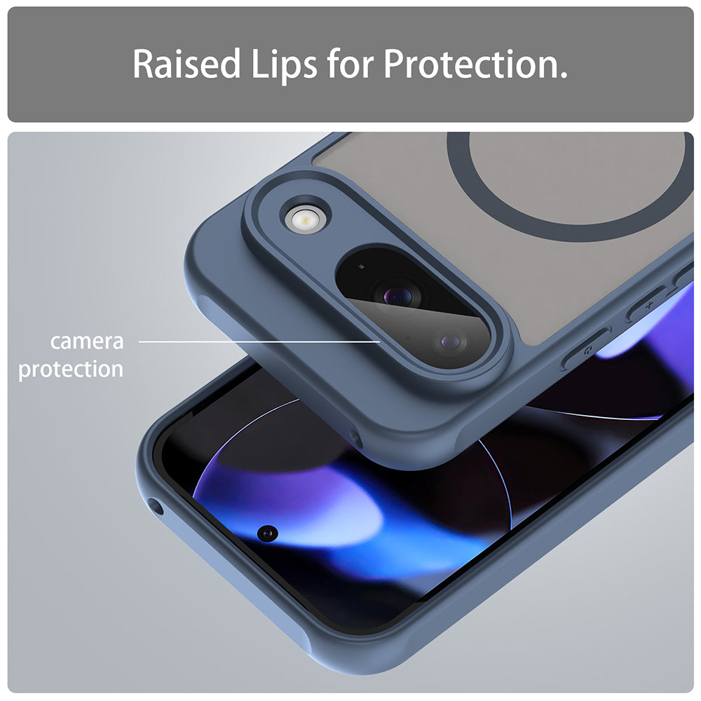 Θήκη MagSafe για Google Pixel 9, Techsuit, HaloFrost II, Μπλε Σκούρο