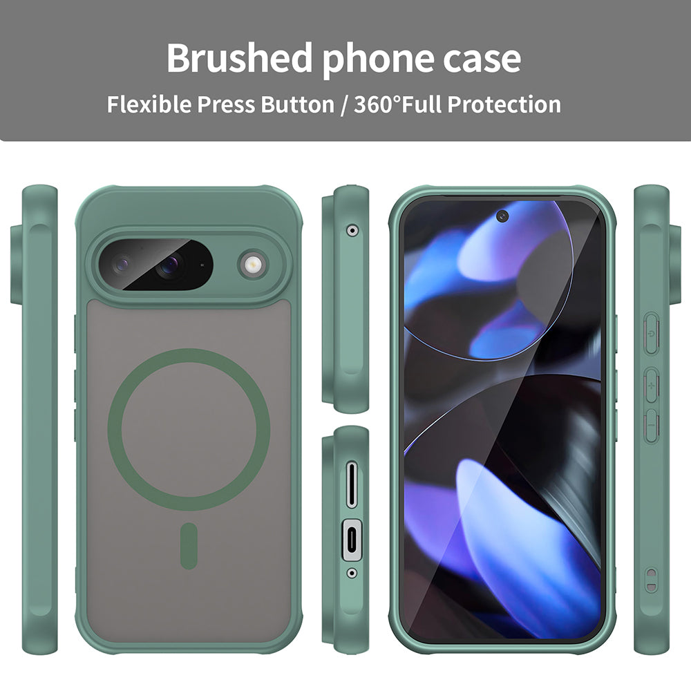 Θήκη MagSafe για Google Pixel 9, Techsuit, HaloFrost II, Πράσινο