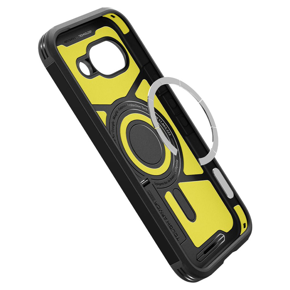 Θήκη MagSafe για Google Pixel 9a, Spigen, Tough Armor, Μαύρη