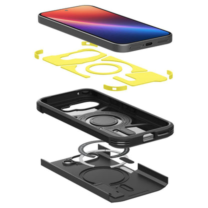 Θήκη MagSafe για Google Pixel 9a, Spigen, Tough Armor, Μαύρη