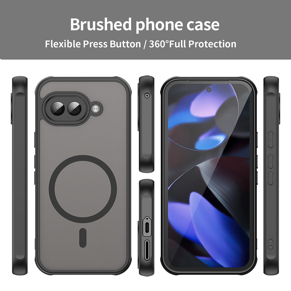 Θήκη MagSafe για Google Pixel 9a, Techsuit, HaloFrost II, Μαύρο