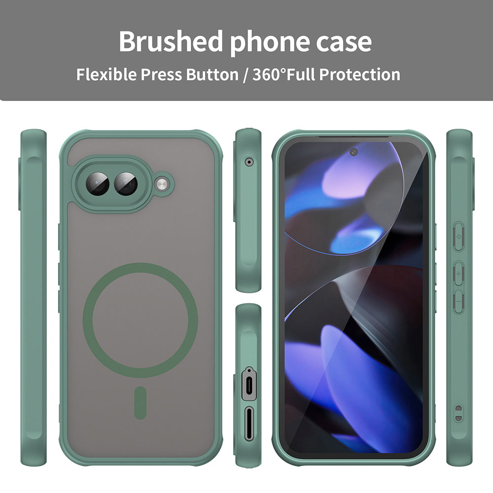 Θήκη MagSafe για Google Pixel 9a, Techsuit, HaloFrost II, Πράσινο