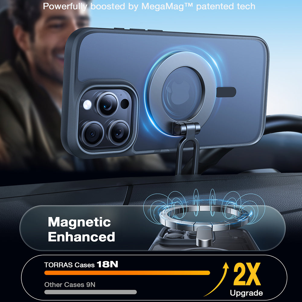 Θήκη MagSafe για Google Pixel 9a, Torras, Guardian, Μαύρη