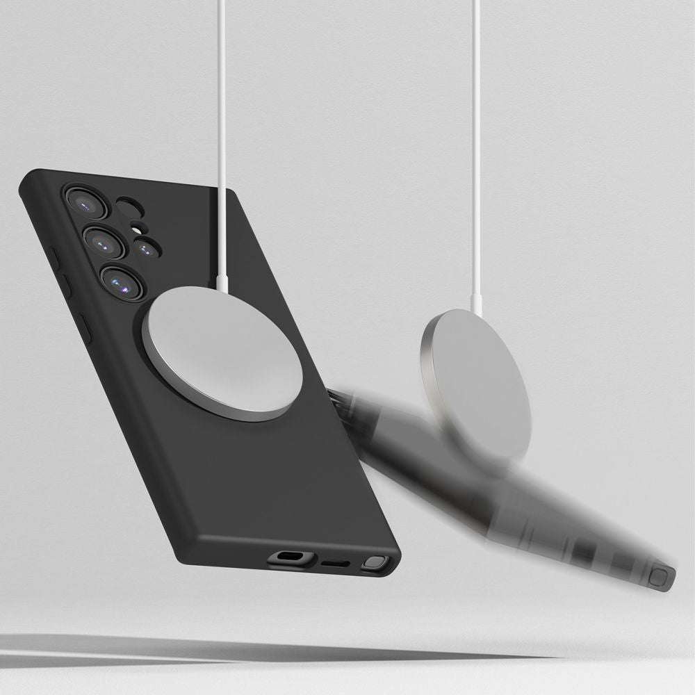 MagSafe Case for Honor 400 Lite, Techsuit, SoftFlex, Dark Pink