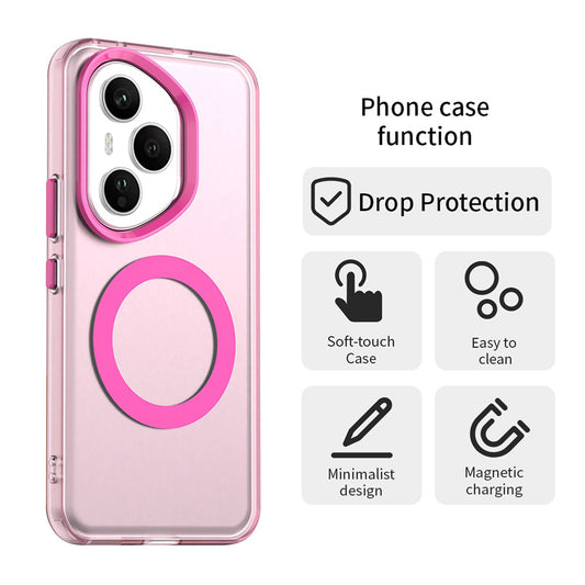 Θήκη MagSafe για Honor 400 Pro, Techsuit, CandyCase, Ροζ