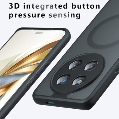 Θήκη MagSafe για Honor 400 Pro, Techsuit, PureFrost, Μαύρο Σατινέ
