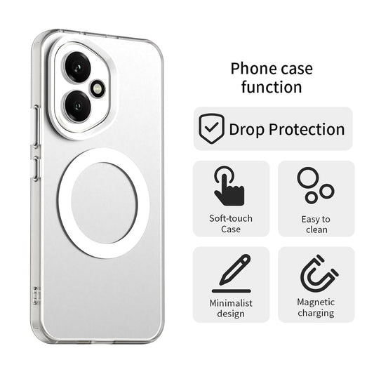 Θήκη MagSafe για Honor 400, Techsuit, CandyCase, Λευκή
