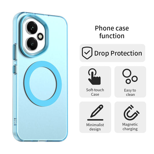 Θήκη MagSafe για Honor 400, Techsuit, CandyCase, Μπλε