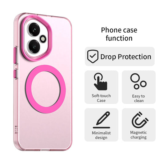 Θήκη MagSafe για Honor 400, Techsuit, CandyCase, Ροζ