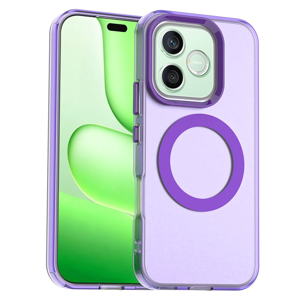 Θήκη MagSafe για Honor 600 Lite, Techsuit, CandyCase, Μωβ