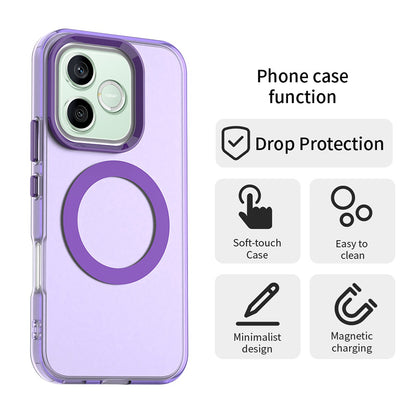 Θήκη MagSafe για Honor 600 Lite, Techsuit, CandyCase, Μωβ