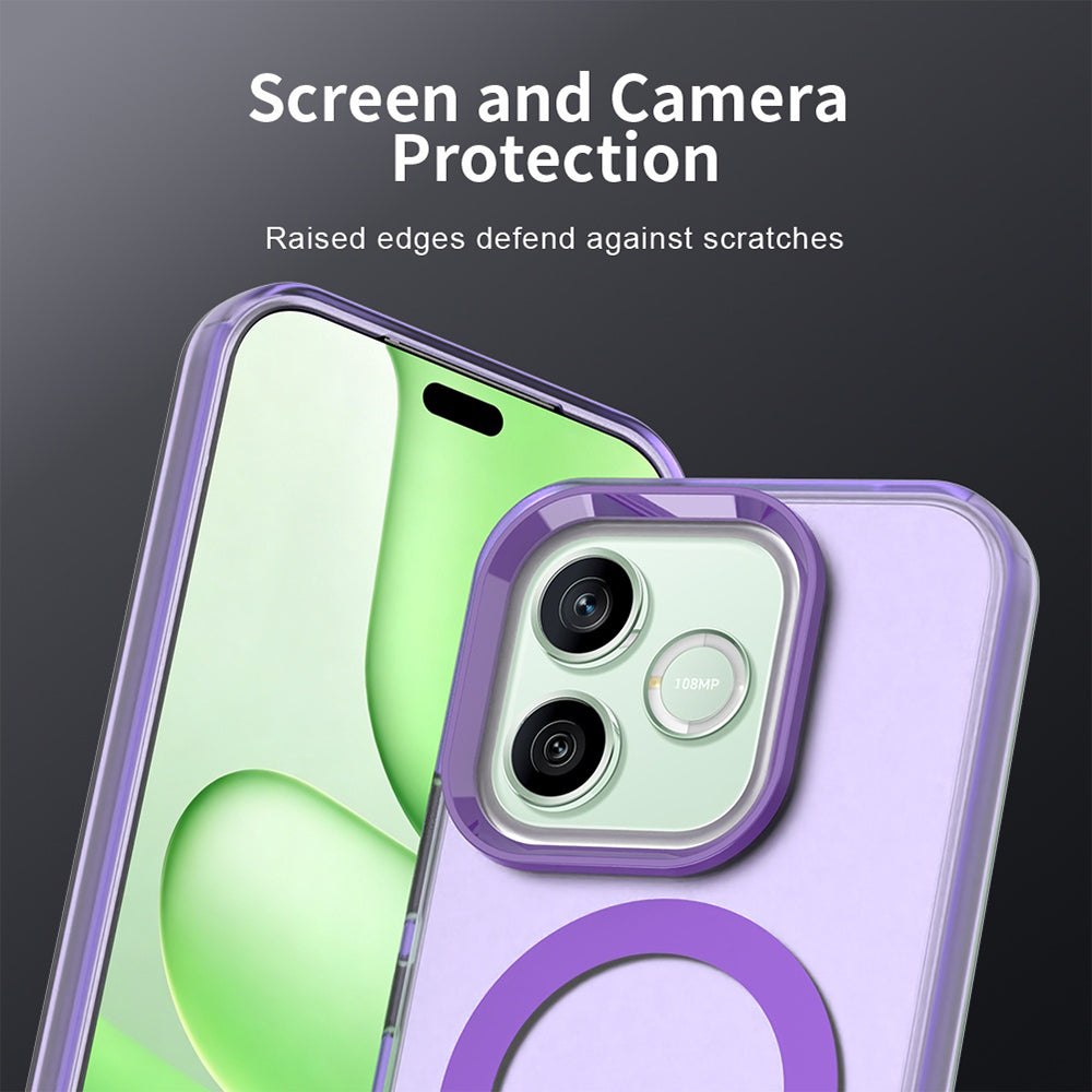 Θήκη MagSafe για Honor 600 Lite, Techsuit, CandyCase, Μωβ