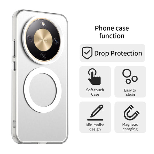 Θήκη MagSafe για Honor Magic8 Lite, Techsuit, CandyCase, Λευκή