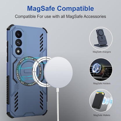 MagSafe Case for Huawei nova 14 Pro, Techsuit, ArmorMag, Blue