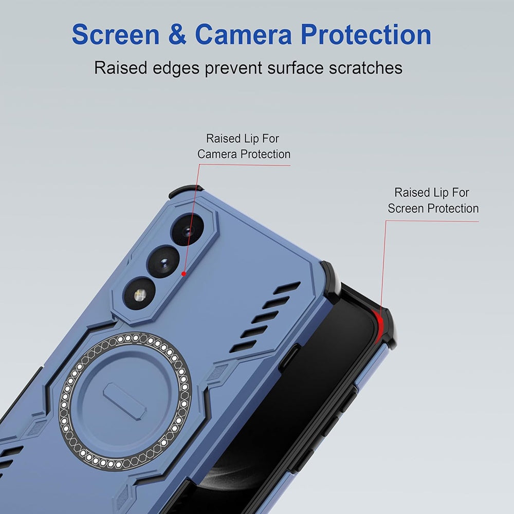 MagSafe Case for Huawei nova 14 Pro, Techsuit, ArmorMag, Blue