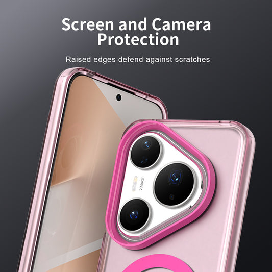 Θήκη MagSafe για Huawei Pura 80 Pro, Techsuit, CandyCase, Ροζ