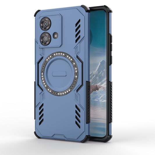 Θήκη MagSafe για Motorola Edge 40 Neo, Techsuit, ArmorMag, Μπλε