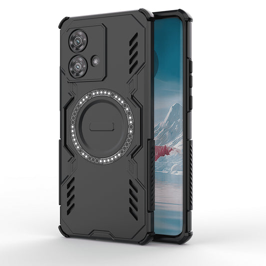 Θήκη MagSafe για Motorola Edge 40 Neo, Techsuit, ArmorMag, Μαύρη