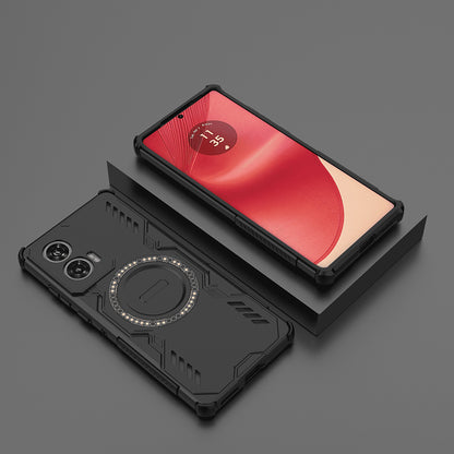 MagSafe Case for Motorola Edge 50 Fusion, Techsuit, ArmorMag, Black