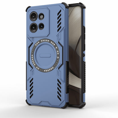 Θήκη MagSafe για Motorola Edge 50, Techsuit, ArmorMag, Μπλε