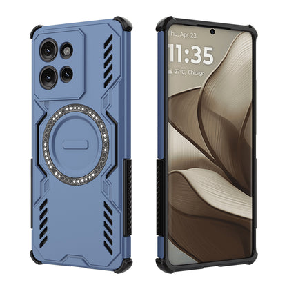 Θήκη MagSafe για Motorola Edge 50, Techsuit, ArmorMag, Μπλε