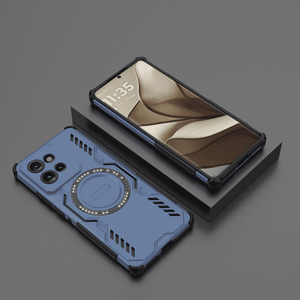 Θήκη MagSafe για Motorola Edge 50, Techsuit, ArmorMag, Μπλε