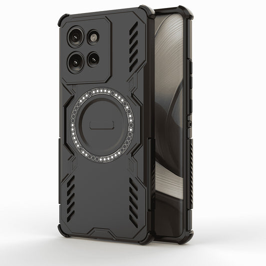 Θήκη MagSafe για Motorola Edge 50, Techsuit, ArmorMag, Μαύρη