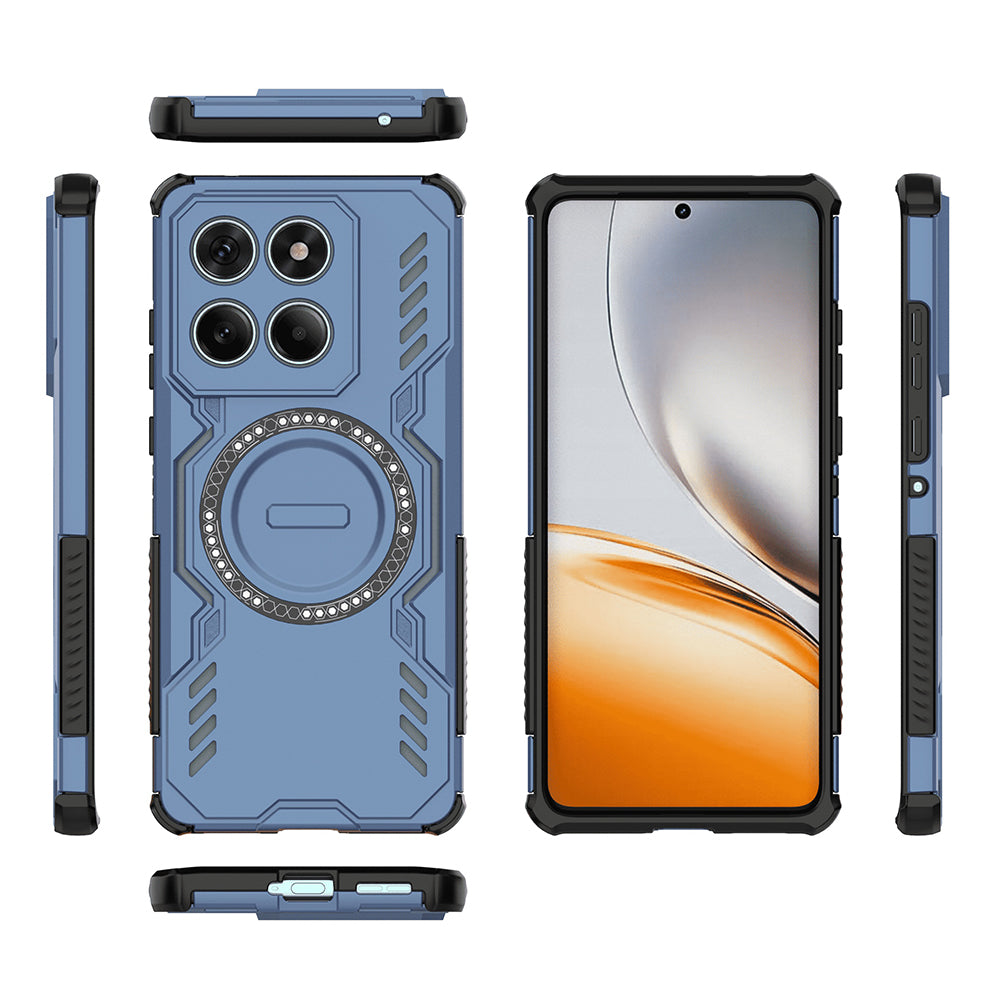 Θήκη MagSafe για Motorola Edge 60 Fusion / Edge 60, Techsuit, ArmorMag, Μπλε