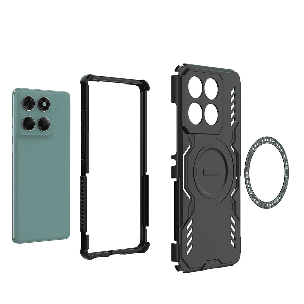 Θήκη MagSafe για Motorola Edge 60 Fusion / Edge 60, Techsuit, ArmorMag, Μπλε