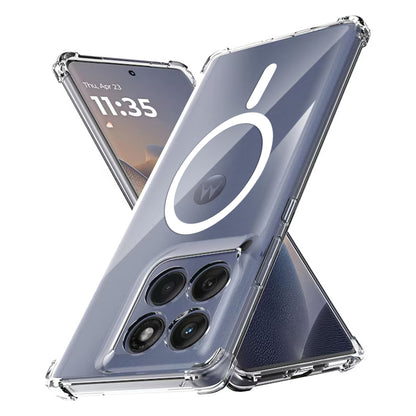 Θήκη MagSafe για Motorola Edge 60 Fusion / Edge 60, Techsuit, Ανθεκτική σε Κρούσεις, Διαφανής