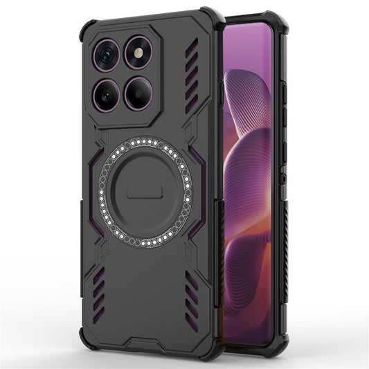 Θήκη MagSafe για Motorola Edge 60 Pro, Techsuit, ArmorMag, Μαύρη