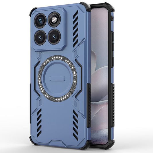 Θήκη MagSafe για Motorola Edge 70 Fusion, Techsuit, ArmorMag, Μπλε