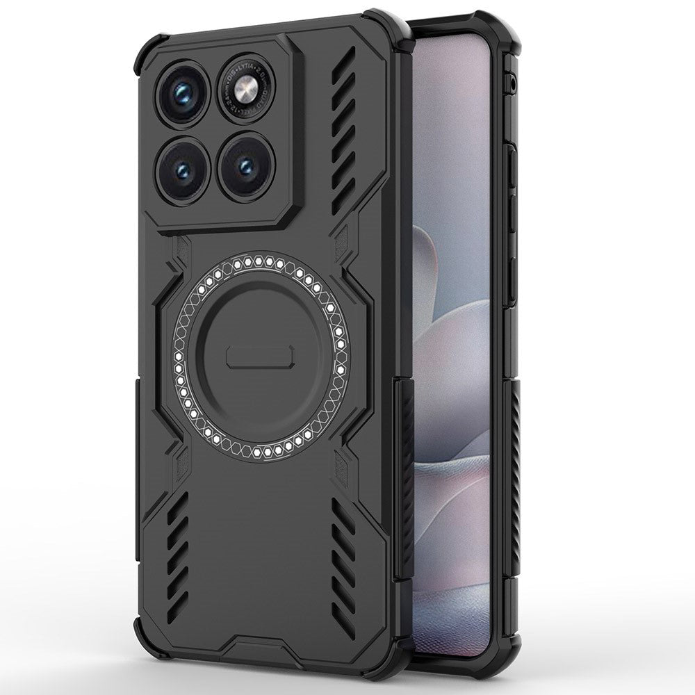 Θήκη MagSafe για Motorola Edge 70 Fusion, Techsuit, ArmorMag, Μαύρη