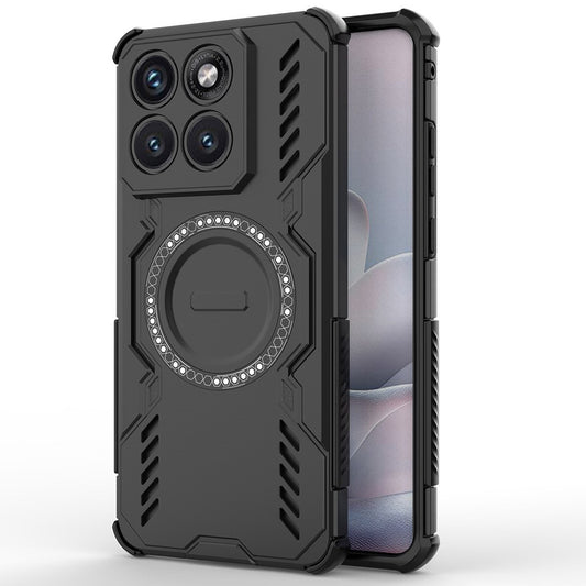 Θήκη MagSafe για Motorola Edge 70 Fusion, Techsuit, ArmorMag, Μαύρη