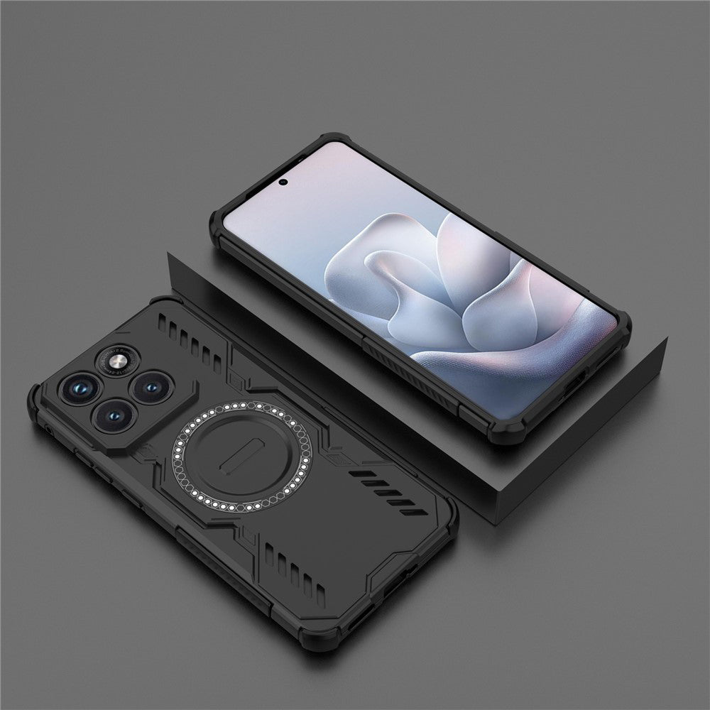 Θήκη MagSafe για Motorola Edge 70 Fusion, Techsuit, ArmorMag, Μαύρη