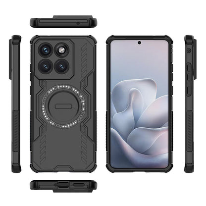 Θήκη MagSafe για Motorola Edge 70 Fusion, Techsuit, ArmorMag, Μαύρη