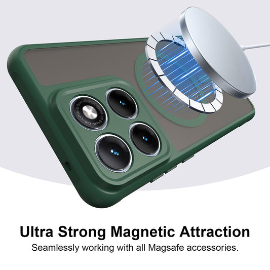 Θήκη MagSafe για Motorola Edge 70 Fusion, Techsuit, HaloFrost II, Πράσινο