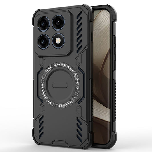 Θήκη MagSafe για Motorola Edge 70 Pro, Techsuit, ArmorMag, Μαύρη