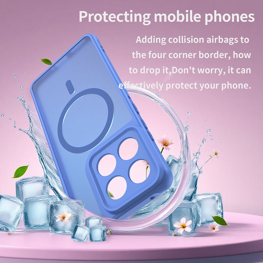 MagSafe Case for Motorola Edge 70, Techsuit, HaloFrost II, Blue