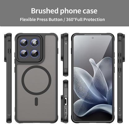 Θήκη MagSafe για Motorola Edge 70, Techsuit, HaloFrost II, Μαύρη