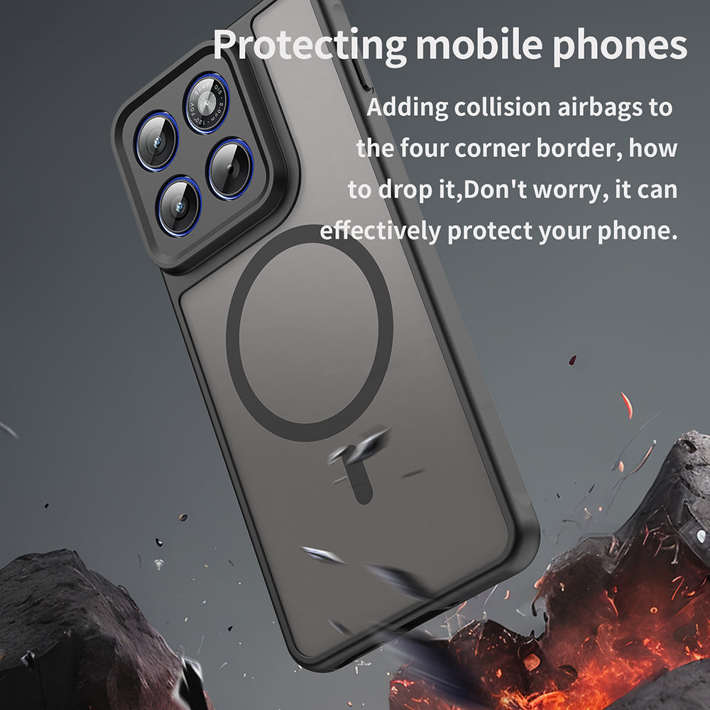 Θήκη MagSafe για Motorola Edge 70, Techsuit, HaloFrost II, Μαύρη