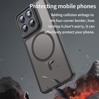 Θήκη MagSafe για Motorola Edge 70, Techsuit, HaloFrost II, Μαύρη