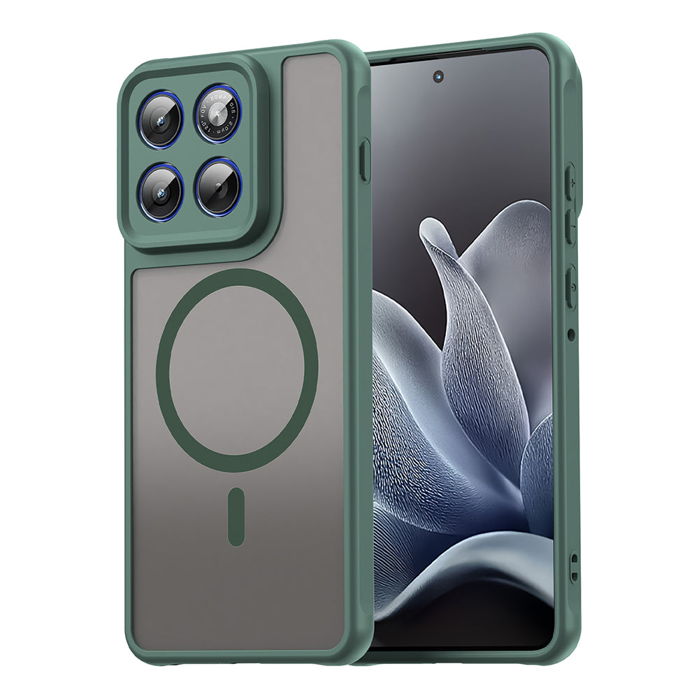 MagSafe Case for Motorola Edge 70, Techsuit, HaloFrost II, Green