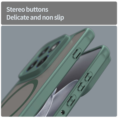 MagSafe Case for Motorola Edge 70, Techsuit, HaloFrost II, Green