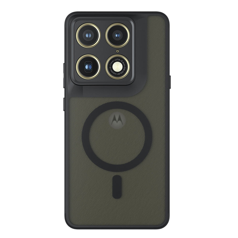 Θήκη MagSafe για Motorola Edge 70 Ultra / Signature, Techsuit, PureFrost, Μαύρη Σατέν