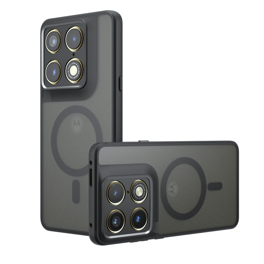 Θήκη MagSafe για Motorola Edge 70 Ultra / Signature, Techsuit, PureFrost, Μαύρη Σατέν